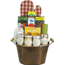 Soup's On Gourmet Gift Basket for Cooks, Red