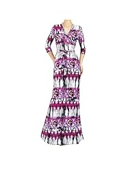 Polyester/Spandex Floral Print Tie Dye Print Maxi Dress  with a Brush/Sweep Train 