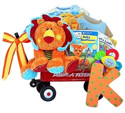 Baby Einstein King of the Jungle Radio Flyer Wagon Gift Basket