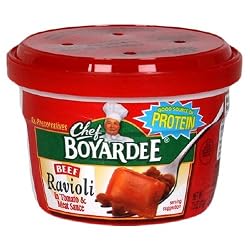 Chef Boyardee Beef Ravioli, 7.5-Ounce Microwavable Bowls (Pack of 12)