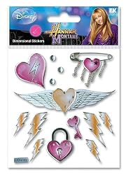 Disney(R) Hannah Montana 3-D Stickers - Heart-Wings