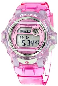 Casio Baby G Pink Resin Digital Ladies Watch BG169R-4