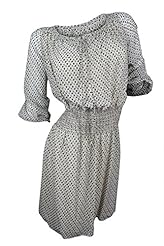 Polyester Dots Print  Dress