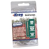 KREG SDK-C2W-100 2-Inch, #8 Coarse, Deck Screw, 100 Ct