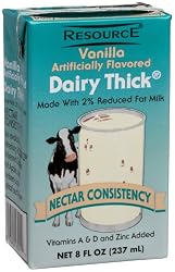 Resource? Dairy Thick?, Vanilla, Nectar Consistency, 8-OunceBoxes (Pack of 27)
