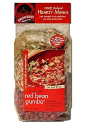Frontier Soups Hearty Meals Louisiana Red Bean Gumbo, 15-Ounce Bags (Pack of 4)