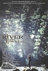 A RIVER RUNS THROUGH IT - BRAD PITT - NEW MOVIE POSTER(Size 27"x40")