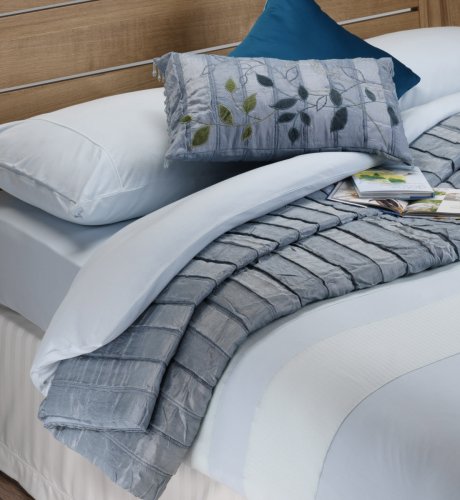 Blue Metallic Bedcover