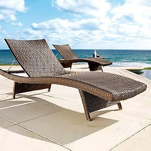 Set of Two Balencia Bronze Outdoor Chaise Lounge Chairs - Frontgate, Patio Furniture