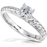 1/2ct TW Round Brilliant Diamond Solitaire Engagement Ring in 14kt Gold