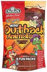 OrgraN Outback Animals Chocolate Cookies, 6.2-Ounce Boxes (Pack of 8)