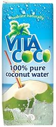 Vita Coco 100% Pure Coconut Water, 33.8 Ounce Boxes (Pack of 6)
