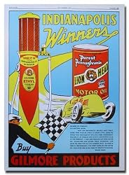 1937 Gilmore Oil Co. Poster Print
