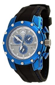 Corvette #CR281-CIPBL Men's Stingray Series Black Silicone Strap Chronograpgh Watch