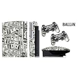 Protective skins for FAT Playstation 3 System Console, PS3 Controller skin included - BIG BALLIN