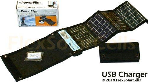 Powerfilm Usb + Aa Solar Panel Charger