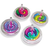 Plastic Swirl Spin Tops