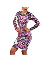 Sexy General Print Bandage Dress/Bodycon Dress/Club Dress/Evening Dress/Party Dress/Mini Dress 