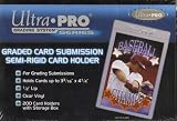 Ultra Pro Grading Systems: Graded Card Submission Semi-Rigid Card Holder (200 Count Box)