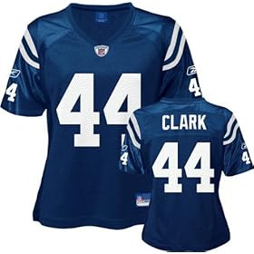 Dallas Clark Blue Reebok Replica Indianapolis Colts Women's Jersey