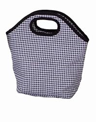 Pack of 2 Fancy New Wave Fully Insulated Lunch Bags - Houndstooth