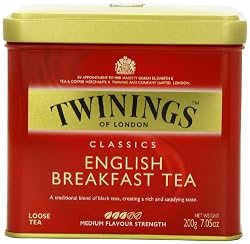 Twinings English Breakfast Tea, Loose Tea, 7.05-Ounce  Tins (Pack of 6)
