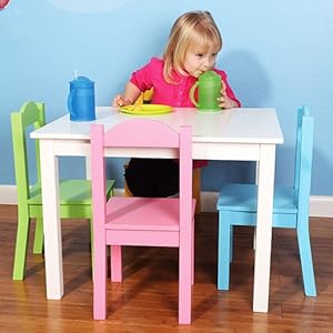 Tot Tutors Wood Table and Chair Set, Pastel For Sale Online | Car Seats And Accessories