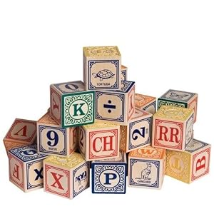 Uncle Goose Spanish Alphabet Blocks by Lindenwood