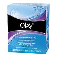Olay 4-in-1 Combination/oily Daily Facial Cloths, 66-Count