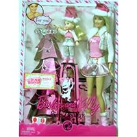 Barbie and Kelly Pink Holiday Barbie Dolls Set