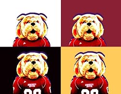 Miss State Painting - Warhol Bully