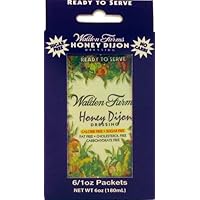 Walden Farms Honey Dijon Salad Dressing Packets - Six 1 oz. packets per box