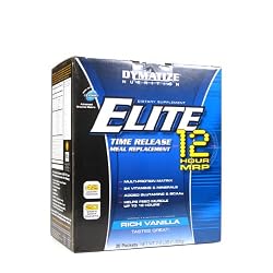 Dymatize Nutrition Elite 12-Hour MRP, Vanilla, Pack of 20