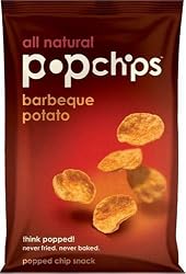 Popchips Barbeque Potato Chips,  3-Ounce Bags (Pack of 12)