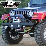 Rampage Products 76510 Recovery Bumper, Front with Stinger, 87-06 Wrangler and Unlimited (lights sold separately)