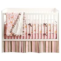 JJ Cole 4 Piece Crib Bedding Set in Pink Craze