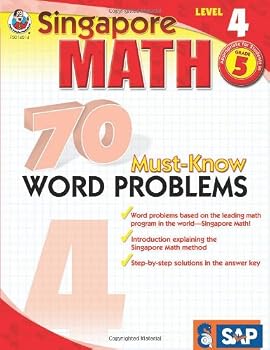 Math, Grade 5: 70 Must-Know Word Problems (Singapore Math)