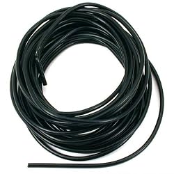 Black Pleather Faux Leather Beading Bead Cord 2mm 3M