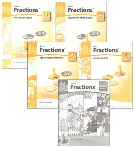 key to fractions books 1 4 with answer keys