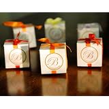 100 2 X 2 X 2 Glossy White Favor Boxes Wedding Gift