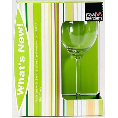 Royal Leerdam White Wine Glasses - Set of 4 - 11-1/2-oz each