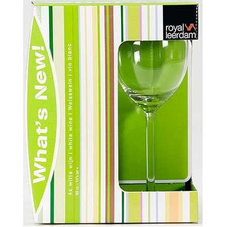 Royal Leerdam White Wine Glasses - Set of 4 - 11-1/2-oz each