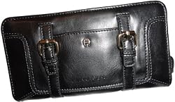 Etienne Aigner Wallet Checkbook Cynthia Personal Assets Black