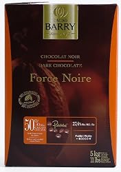 50% Force Noire Pistoles - Cacao Barry - 5 kg