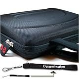 Sony DVP-FX730 7-Inch Portable DVD Player Kroo 11273 Cube Case (Black) + Includes a Determination Hand Strap