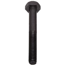 Nylon 6/6 Hex Bolt, Hex Head, UNC Threads, 1/4"-20 Thread Size, 2" Length, Partially Threaded, Made In US, Pack Of 100