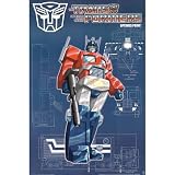 (24x36) Transformers (Optimus Prime, Blueprints) TV Poster Print