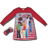 High School Musical "Friends Forever" Red, Long-sleeve Dorm shirt w/mask for girls