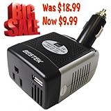 BESTEK 75W Car Power Inverter with USB charging Adapter MRI711C-1 ---FIND SAME ITEM ON SALE US$9.99--http://www.amazon.com/gp/product/B003Q54V88