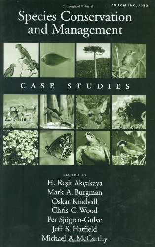species conservation and management case studies includes cd rom